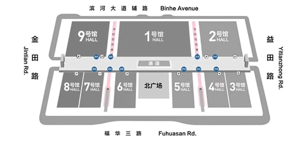 深圳國際電池技術展覽會展館分布